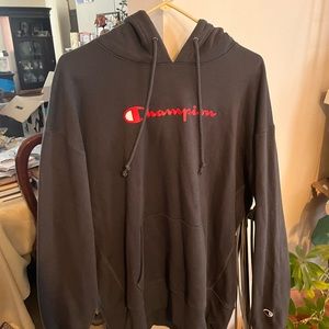 Grey champion hoodie